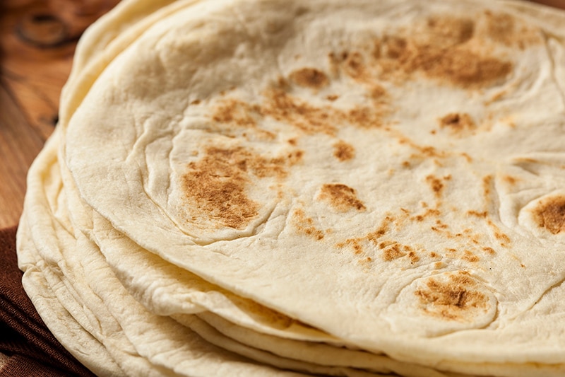 The difference between corn tortillas and flour tortillas El Chubby's