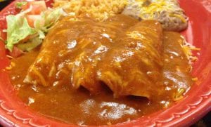 Varieties of Enchiladas El Chubby's Fresh Mexican Grill Denver